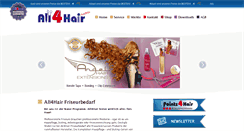 Desktop Screenshot of all4hair.at